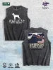 Straight up Southern Graphic Washed Vest US Warehouse 3 Colors Cotton Tank
