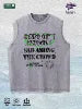 GODS GIFT PRESENT Graphic Washed Vest US Warehouse 3 Colors Cotton Tank