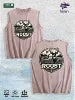 ROOST Waterfowl Deer Graphic Washed Vest US Warehouse 3 Colors Cotton Tank