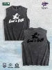 God s Gift Graphic Washed Vest US Warehouse 3 Colors Cotton Tank